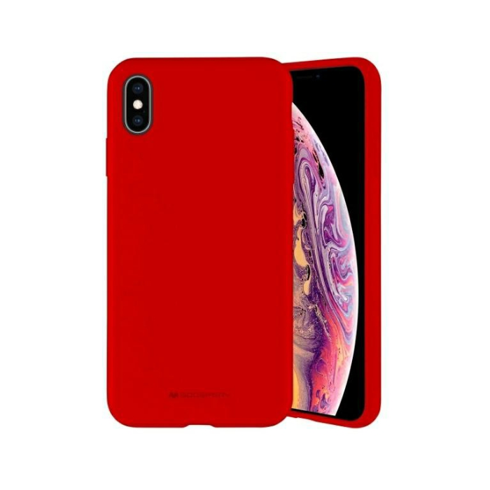 Silikónové puzdro Mercury pre Apple iPhone 11 Pro červené