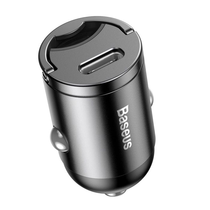 Autonabíjačka Baseus Tiny Star Mini PPS TZVCHX-0G + kábel USB typ-C sivá