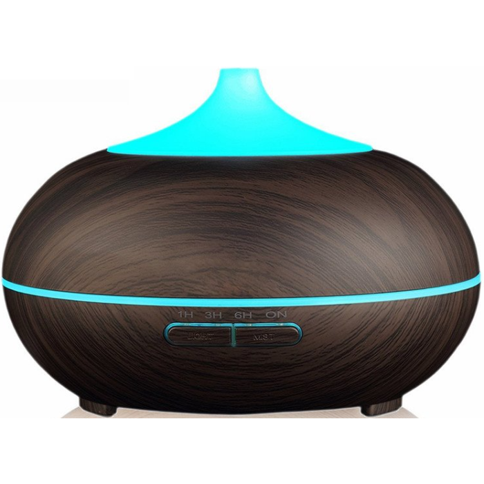 Aromacare Vulcano dark, ultrazvukový aroma difuzér, tmavé drevo, 300 ml
