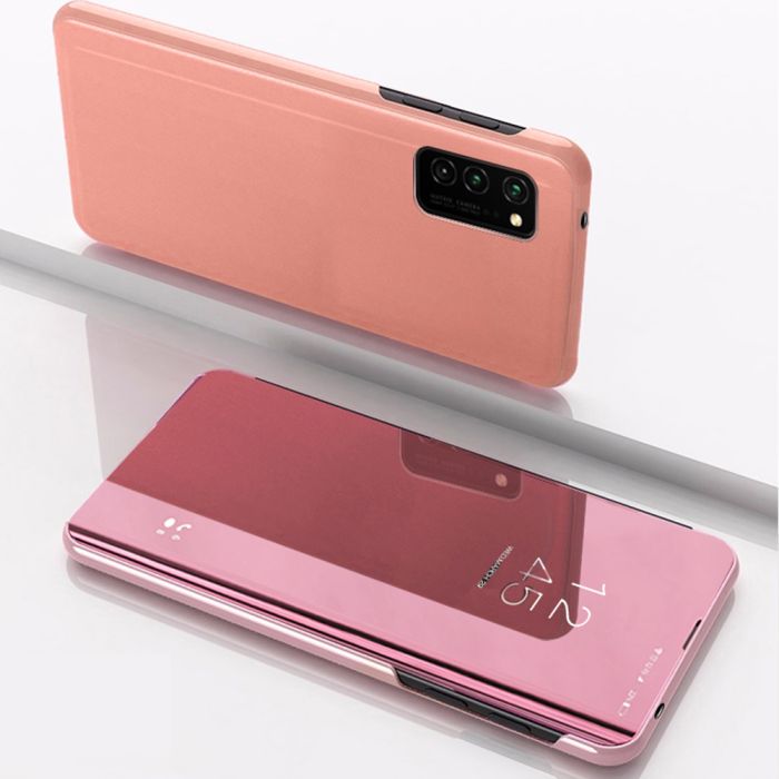 Diárové puzdro na Huawei P Smart Pro/Huawei Y9s Clear View ružové