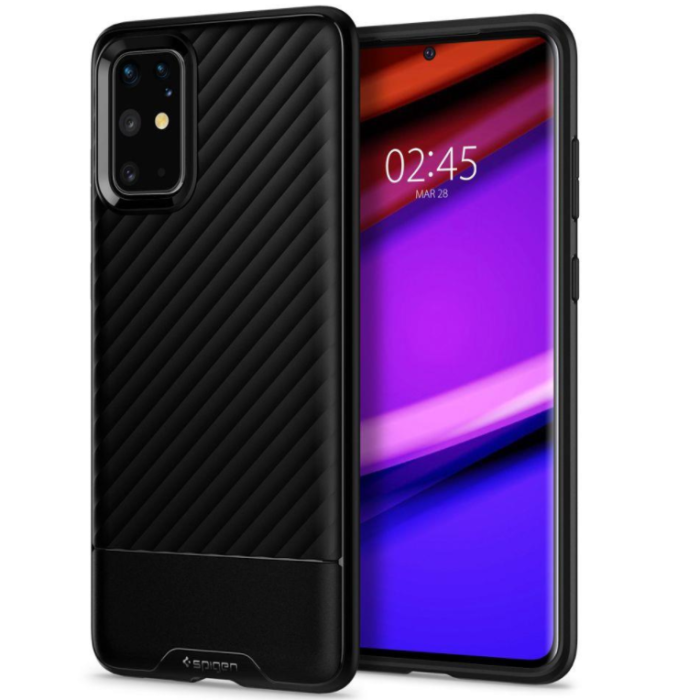 Silikónové puzdro na Samsung Galaxy S20 Plus Spigen Core Armor čierne