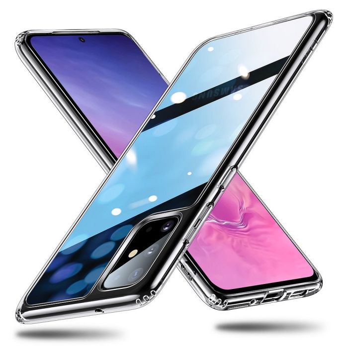 Silikónové puzdro ESR Ice Shield pre Samsung Galaxy S20 Plus transparentné