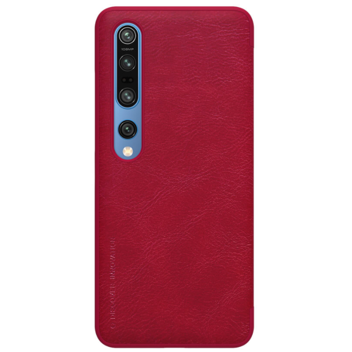 Nillkin Qin Book Pouzdro pro Xiaomi Mi 10/10 Pro Red