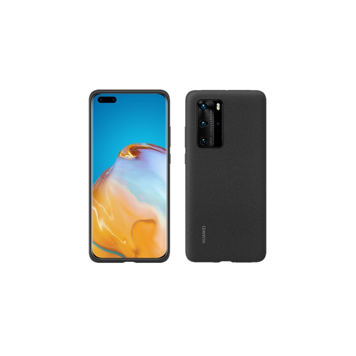 Huawei Silicone Case P40 Cierny