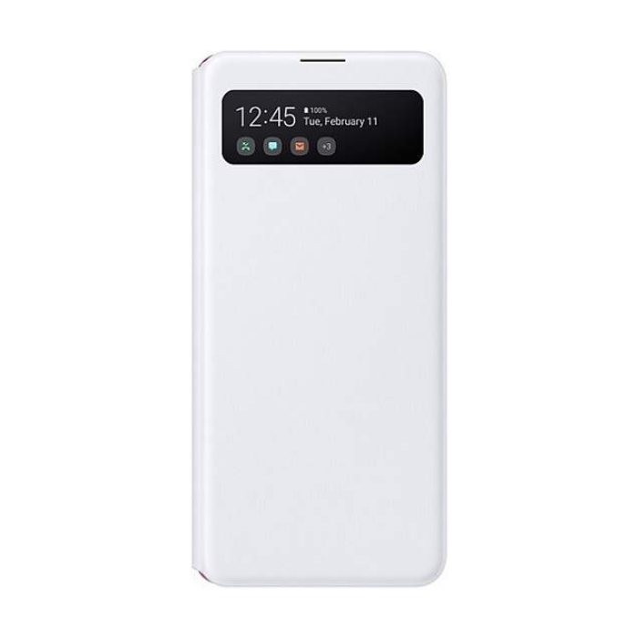 Diárové puzdro Samsung na Samsung Galaxy A41 LTE A415 EF-EA415PWE S-View biele