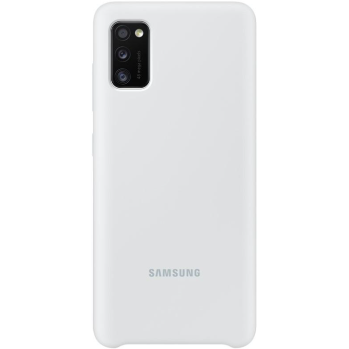 Silikónové puzdro Samsung na Samsung Galaxy A41 LTE A415 EF-PA415TWE Silicone Cover biele