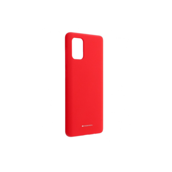 Silikónové puzdro na Samsung Galaxy A71 A715 Mercury Silicone červené
