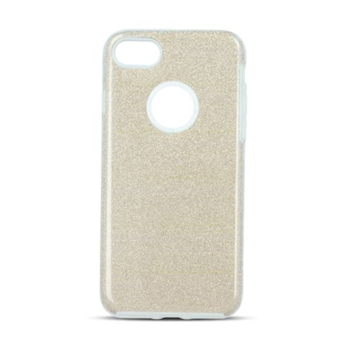 Silikónové puzdro na Huawei Y6p Glitter 3v1 zlaté