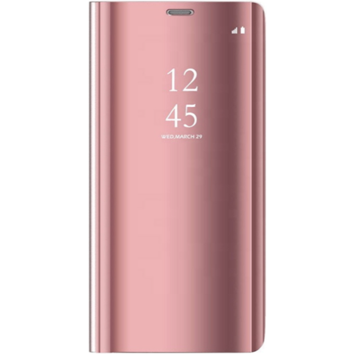 Diárové puzdro na Huawei P9 Lite Smart Clear View ružové