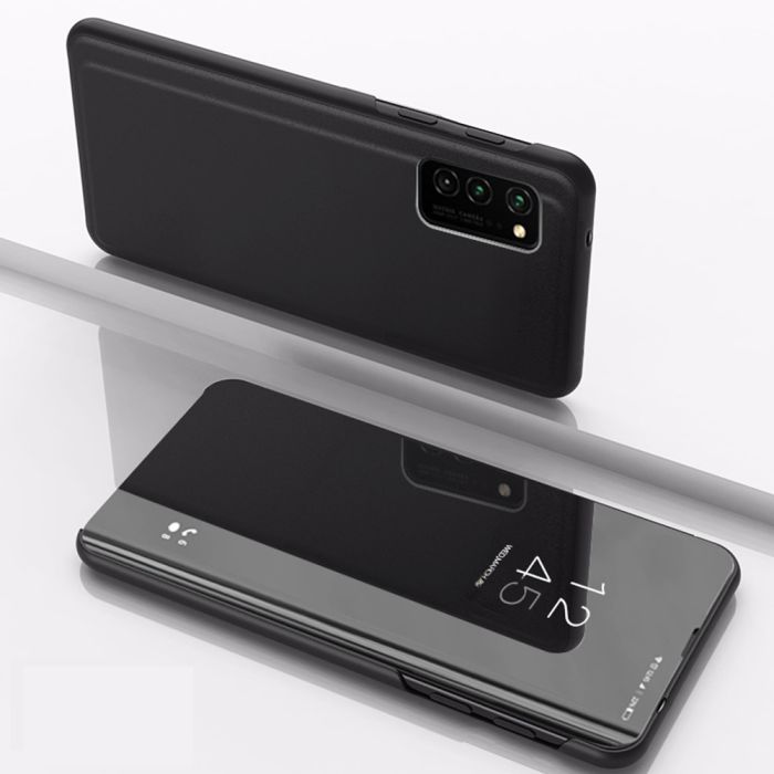 Diárové puzdro na Motorola Moto G8 Power Lite Clear View čierne