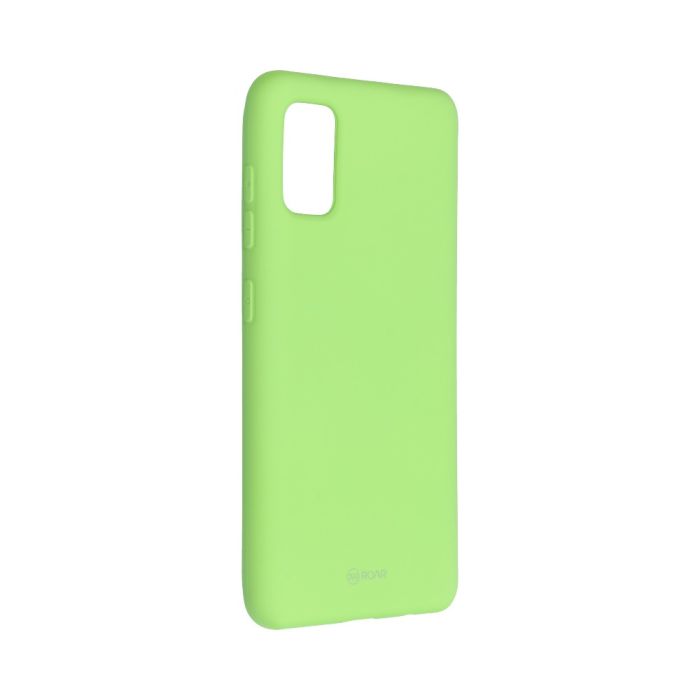 Silikónové puzdro na Samsung Galaxy A41 Roar Colorful Jelly limetkové