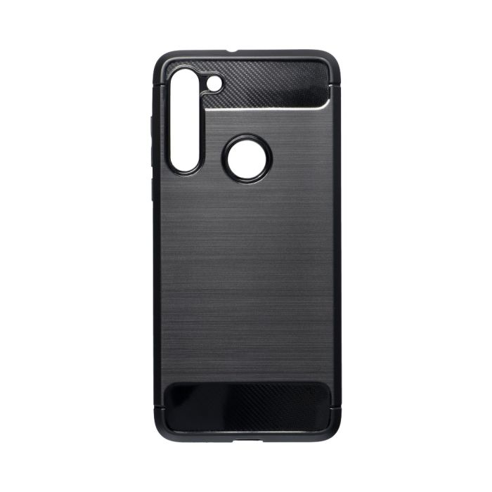 Silikónové puzdro na Motorola Moto G8 Forcell Carbon čierne 