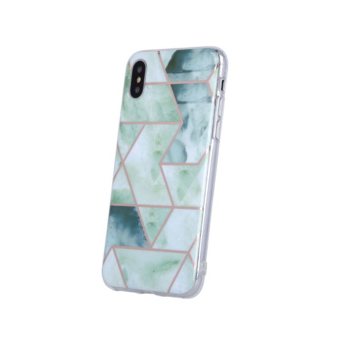 Silikónové puzdro na Huawei P Smart 2019/Honor 10 lite Geometric Marmur zelené