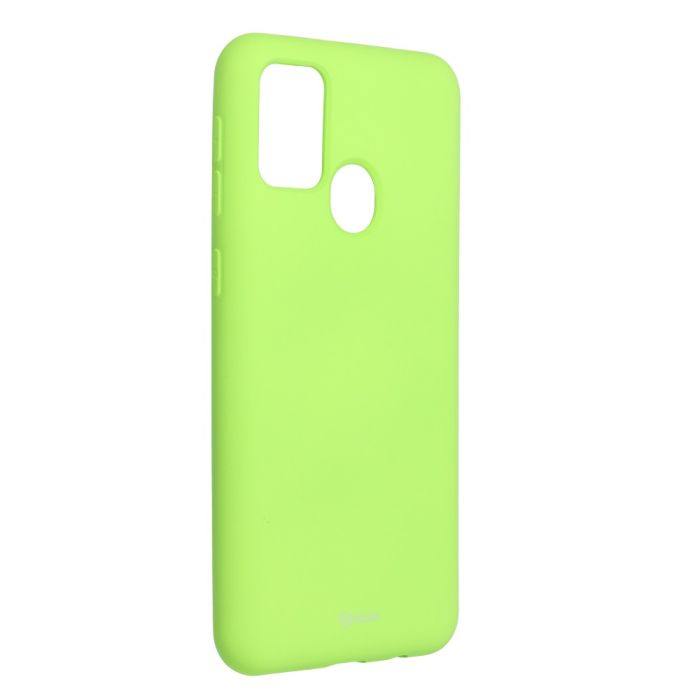 Silikónové puzdro na Samsung Galaxy M21 Roar Colorful Jelly limetkové