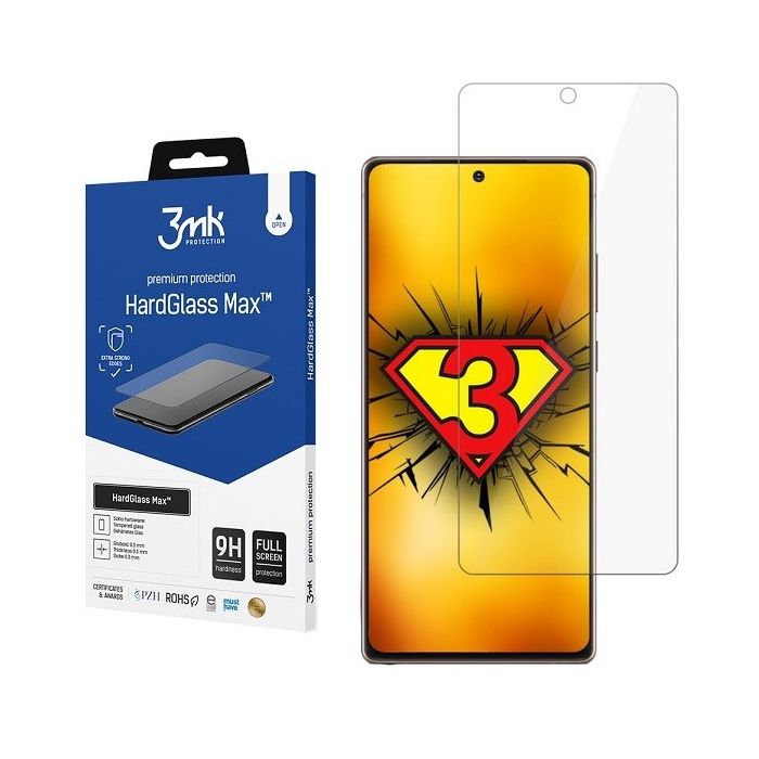 Tvrdené sklo na Samsung Galaxy Note 20 N980 3MK celotvárové čierne