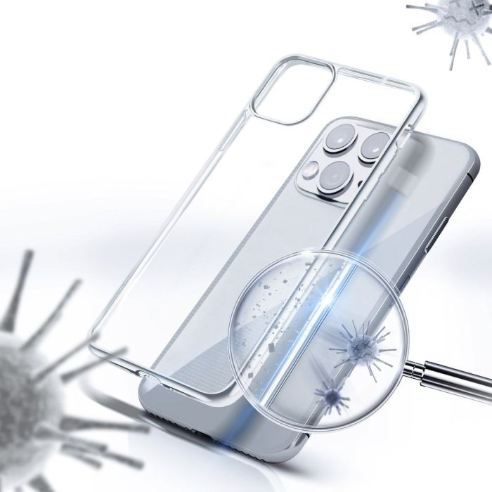 Antibakteriálne puzdro pre Samsung Galaxy M21 transparentné