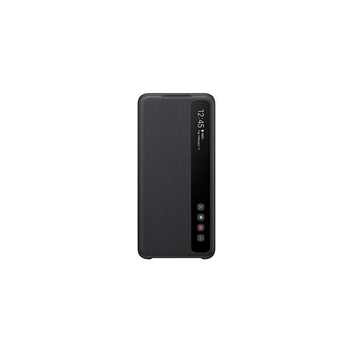 EF-ZG985CBE Samsung Clear S-View Pouzdro pro Galaxy S20+ čierne