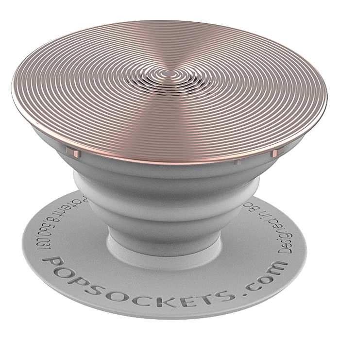PopSockets Original PopGrip, Twist Rose Gold Aluminum, hliníkový