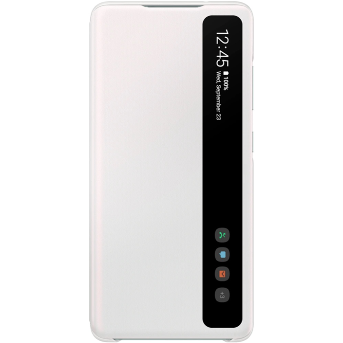 Diárové puzdro Samsung na Samsung Galaxy S20 FE LTE G780/S20 FE 5G G781/S20 FE 5G 2022 G781NK EF-ZG780CW Clear View biele