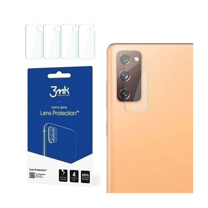 Ochranné sklo na fotoaparát Samsung Galaxy S20 FE G780 3MK Flexible (4ks)