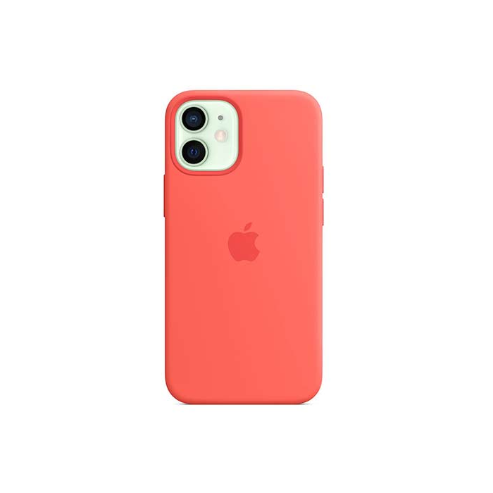 Puzdro Apple na Apple iPhone 12 mini Silicone MagSafe ružové