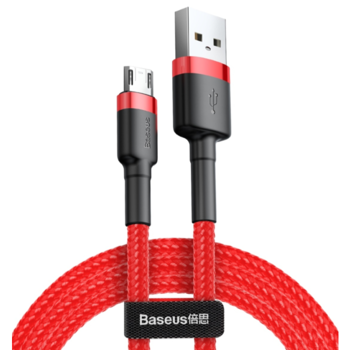 Kábel Baseus micro USB Cafule 2A 1m CAMKLF-B09 červený