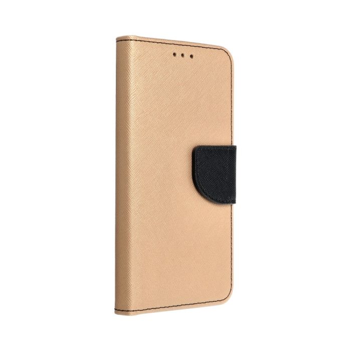 Diárové puzdro na Samsung Galaxy A20s Fancy Book zlato čierne