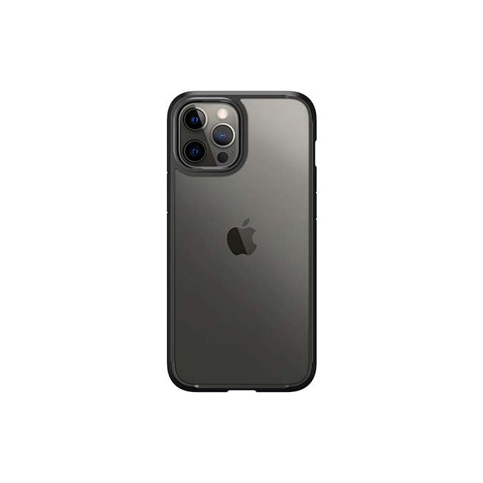 Silikónový kryt Apple iPhone 12/12 Pro Spigen Ultra Hybrid Matte Black