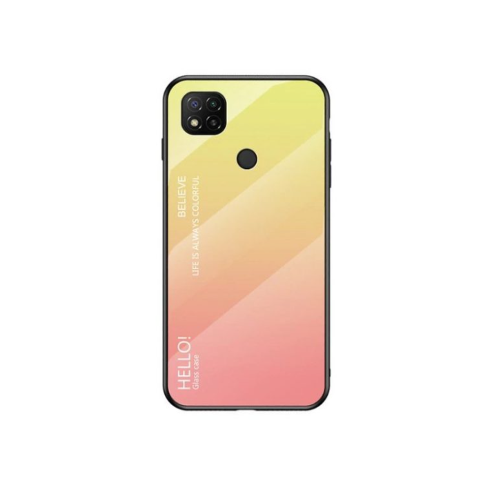 Silikónový obal na Xiaomi Redmi 9A Rainbow Glass ružové