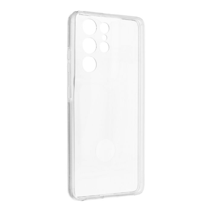 Silikónové puzdro na Samsung Galaxy S21 Ultra 5G 360 Full Cover transparentné