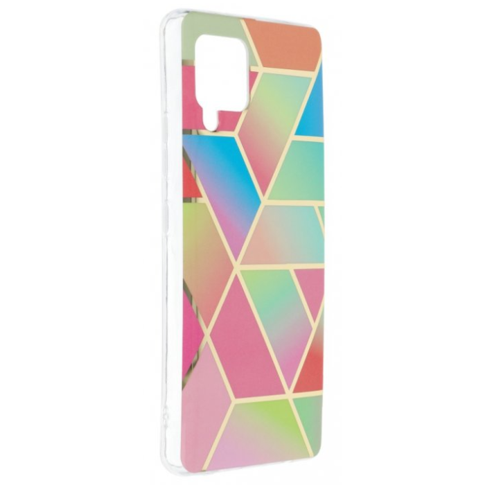Silikónové puzdro na Samsung Galaxy A42 5G Forcell MARBLE COSMO vzor 04