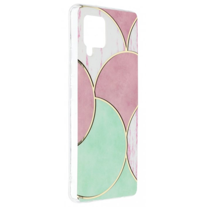 Silikónové puzdro na Samsung Galaxy A42 5G Forcell MARBLE COSMO vzor 05