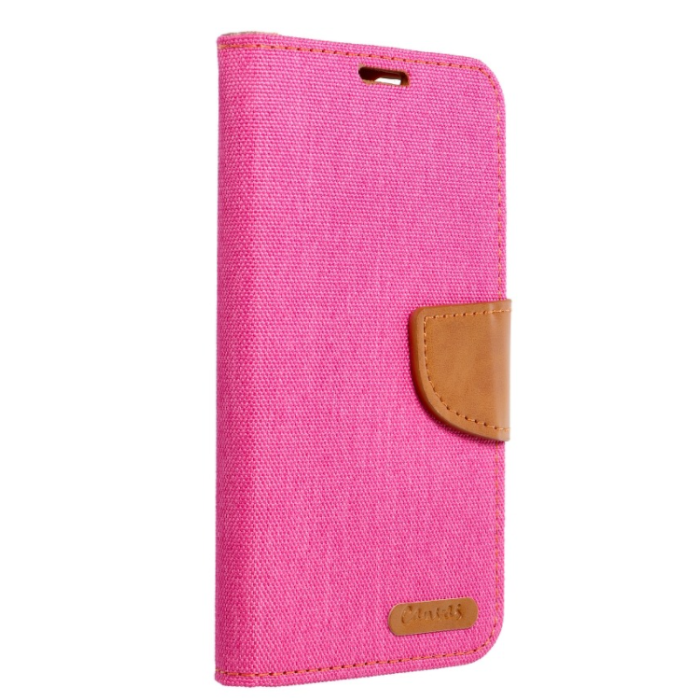 Diárové puzdro na Samsung Galaxy A42 5G Canvas Book ružové