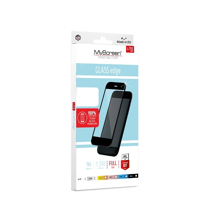 Tvrdené sklo My Screen Lite 9H Full Glue pre Samsung Galaxy A8 A530 celotvárové čierne