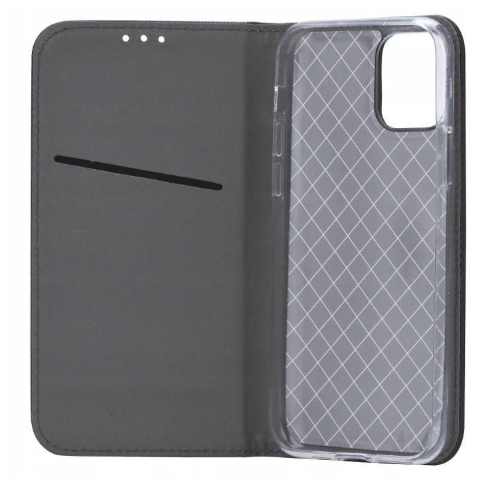 Diárové puzdro na Motorola Moto G9 Power Smart Book čierne