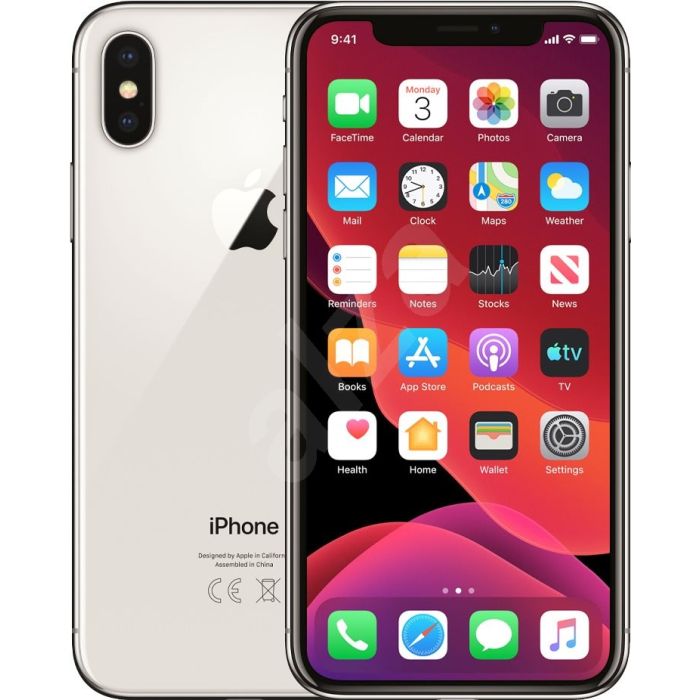 Používaný Apple iPhone X 64GB Silver - Trieda A
