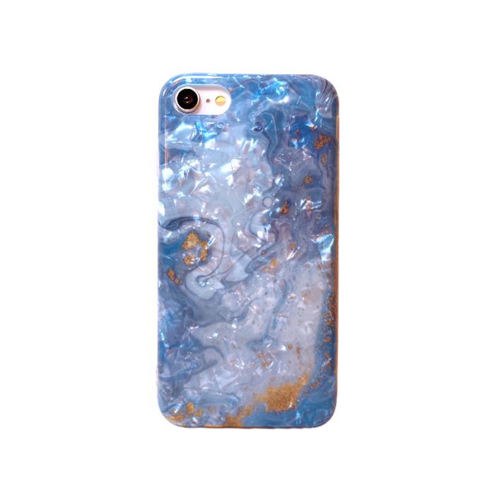 Silikónové puzdro na Samsung Galaxy A21s Marble design 8 modré