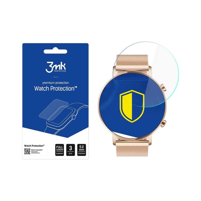 Ochranná fólia na Huawei Watch GT 2 42mm 3mk Watch Protection ARC+