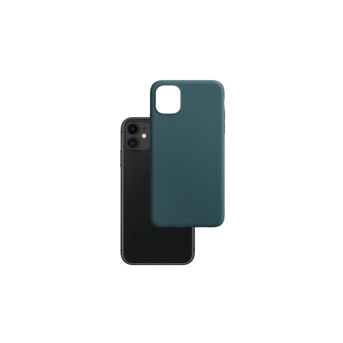 Silikónové puzdro na Apple iPhone 11 3mk Matt zelené