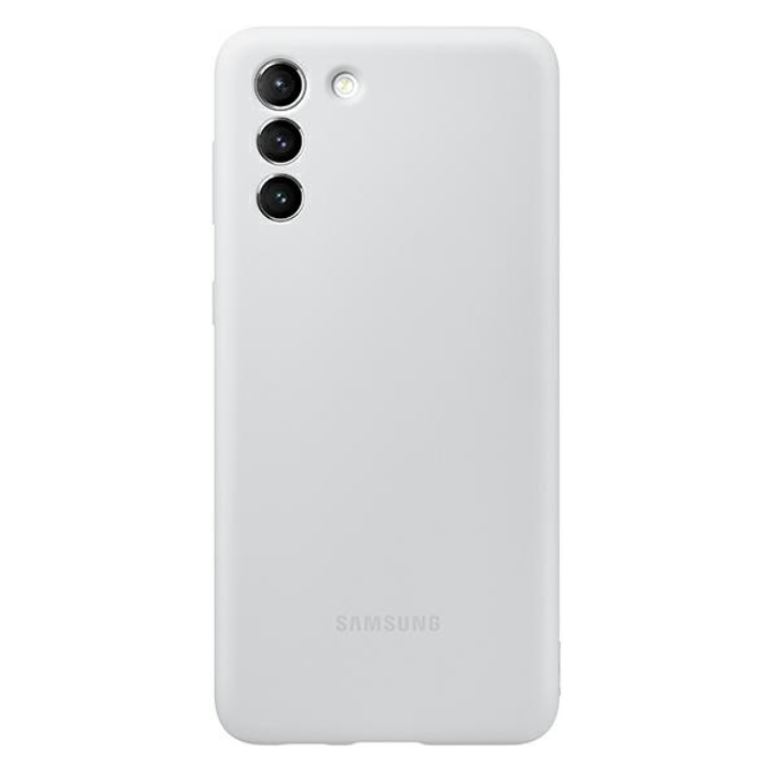 Silikónové puzdro Samsung na Samsung Galaxy S21 5G G991 EF-PG991TJE Silicone sivé