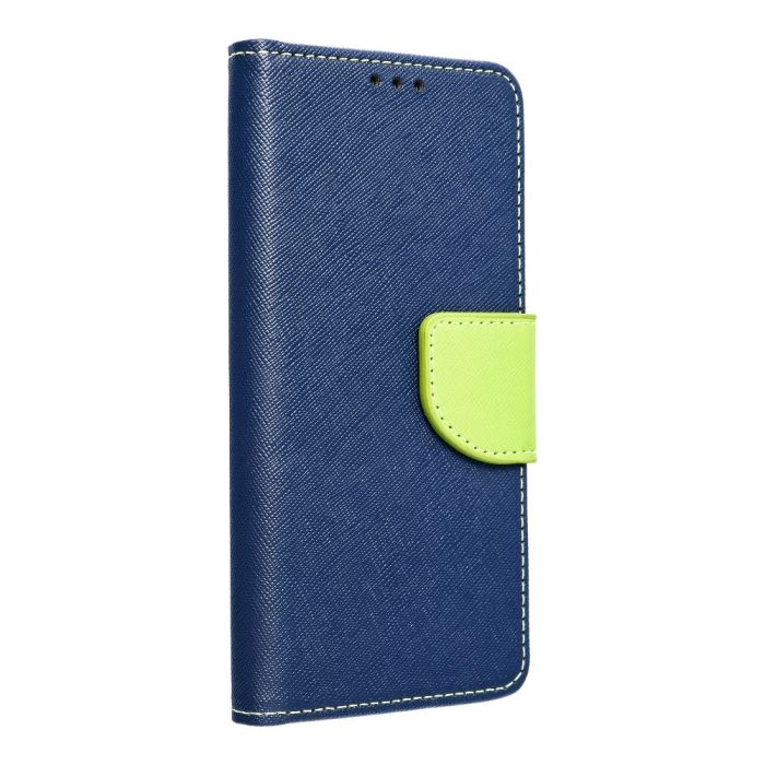 Diárové puzdro na Xiaomi Redmi Note 9T 5G Fancy Book modro limetkové