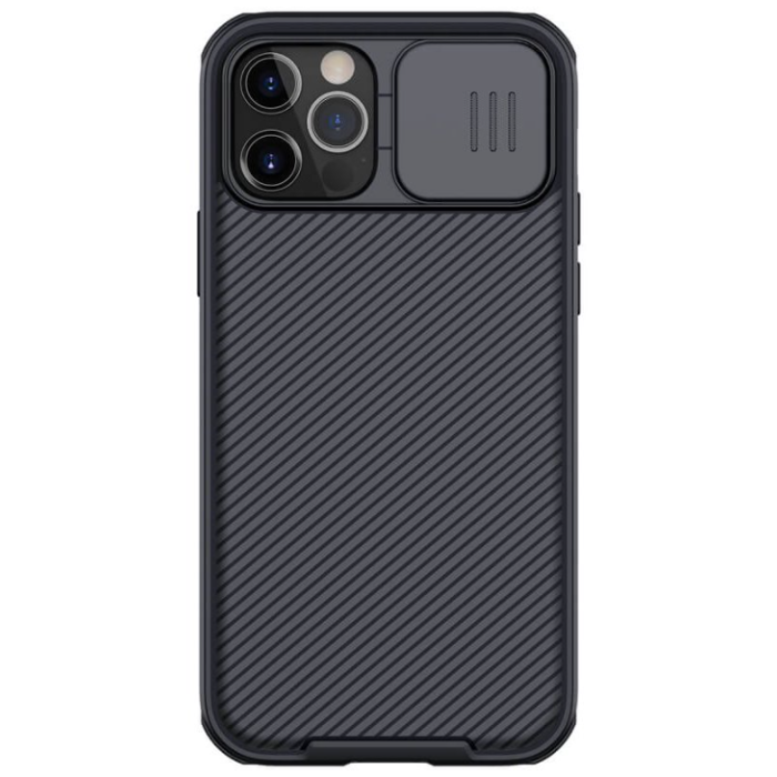 Odolné puzdro na Apple iPhone 12/12 Pro Nillkin CamShield Pro Magnetic čierne