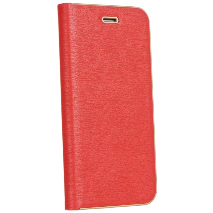 Diárové puzdro na Samsung Galaxy A12/M12 Forcell Luna Gold červené