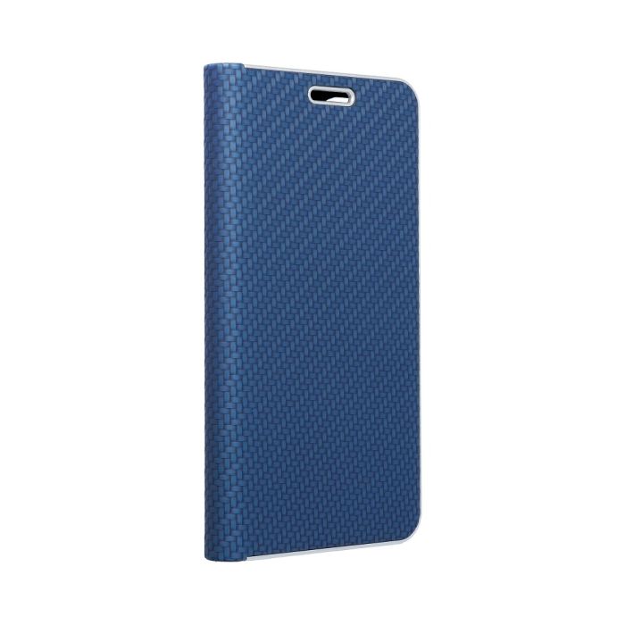 Diárové puzdro na Huawei P Smart 2021 Forcell Luna Carbon modré