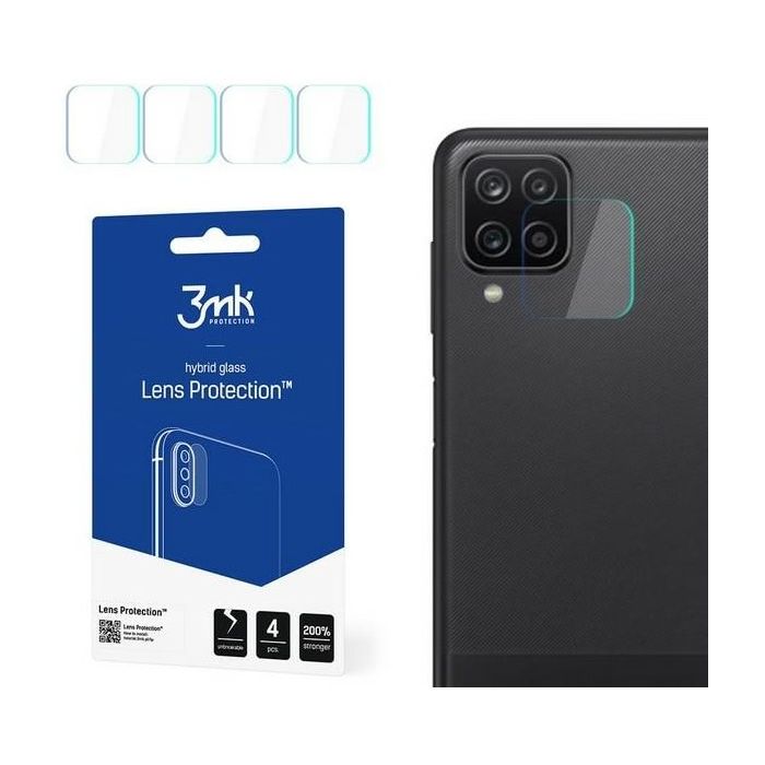 Ochranné sklo na fotoaparát Samsung Galaxy A12 3MK Flexible (4ks)
