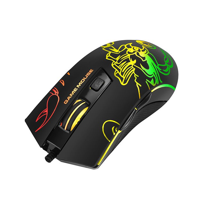 Myš Marvo M209 podsvietená čierna