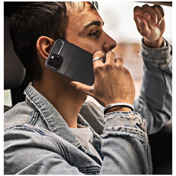 Silikónové puzdro na Xiaomi Mi 10T Lite Carbon TPU čierne