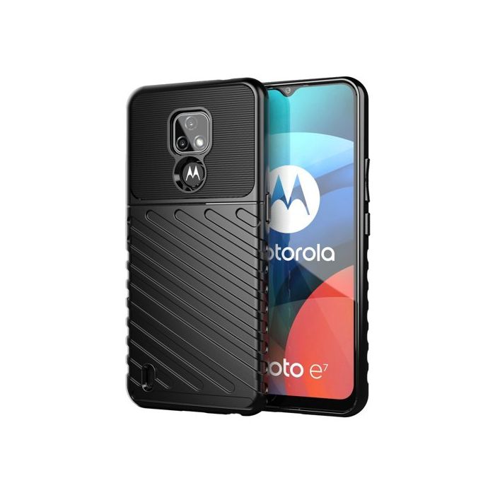 Odolné puzdro na Motorola Moto E7 Thunder čierne