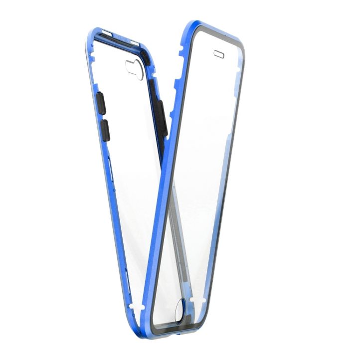 Plastové puzdro na Samsung Galaxy S21 Ultra 5G Magneto 360 modré