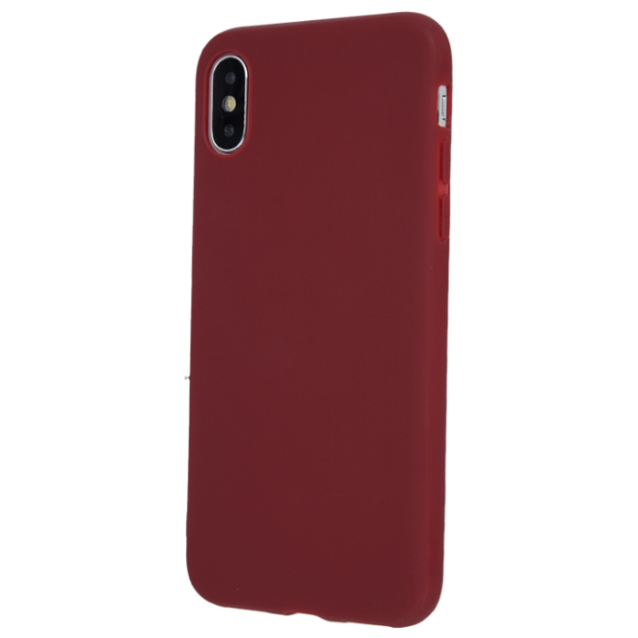 Silikónové puzdro na Apple iPhone 12/12 Pro Matt bordové